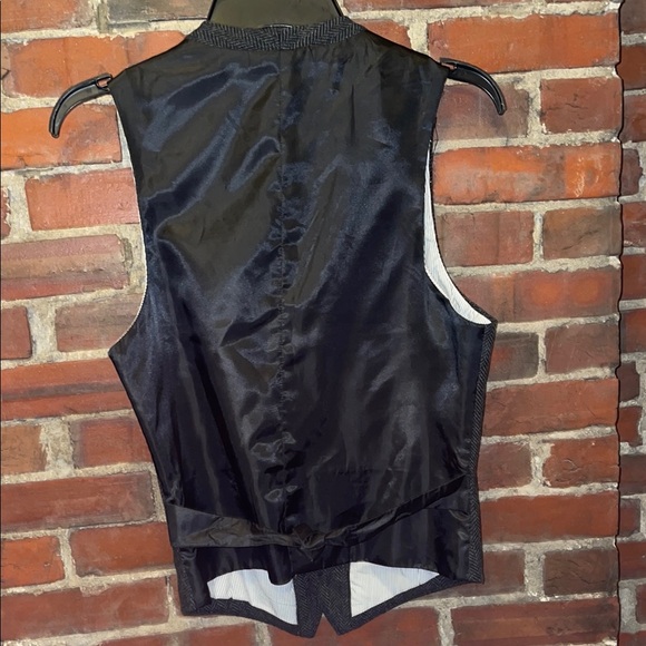 J.Crew Dark Gray Herringbone Vest - Picture 4 of 5